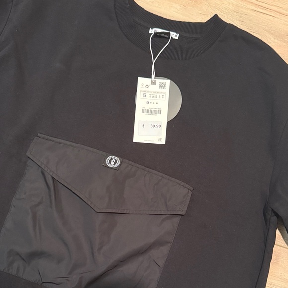 Zara Black Crew Neck Sweater - Picture 2 of 3